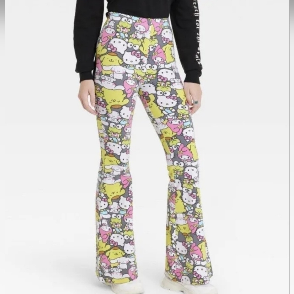 Sanrio Hello Kitty and Friends High Waisted Flare Leggings - Picture 2 of 6